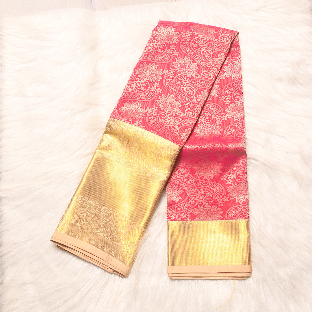 PURE RED KANCHIPURAM SILK SAREE