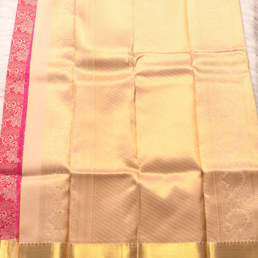 PURE RED KANCHIPURAM SILK SAREE